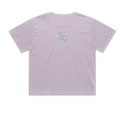 Coast & Court Court Crop Tee front