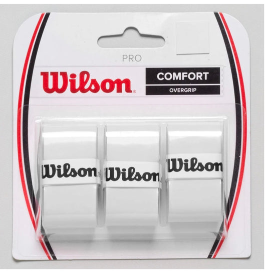 Wilson Pro Overgrip 3 Pack White